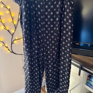 Torrid Black and White Geometric Print Pants